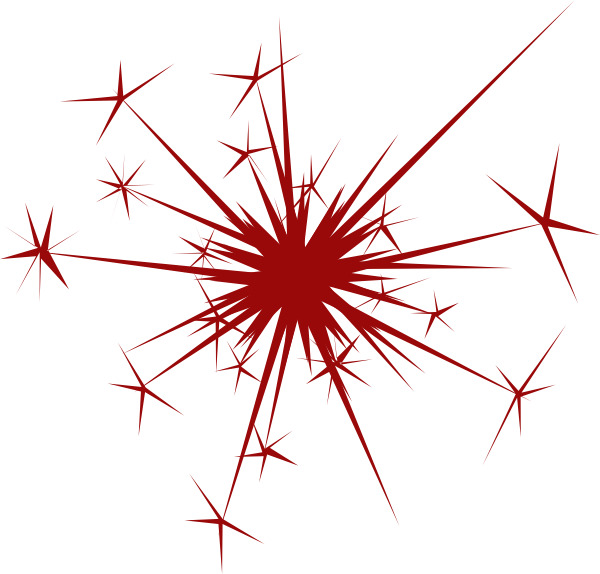 Red Sparkles Fireworks PNG icons