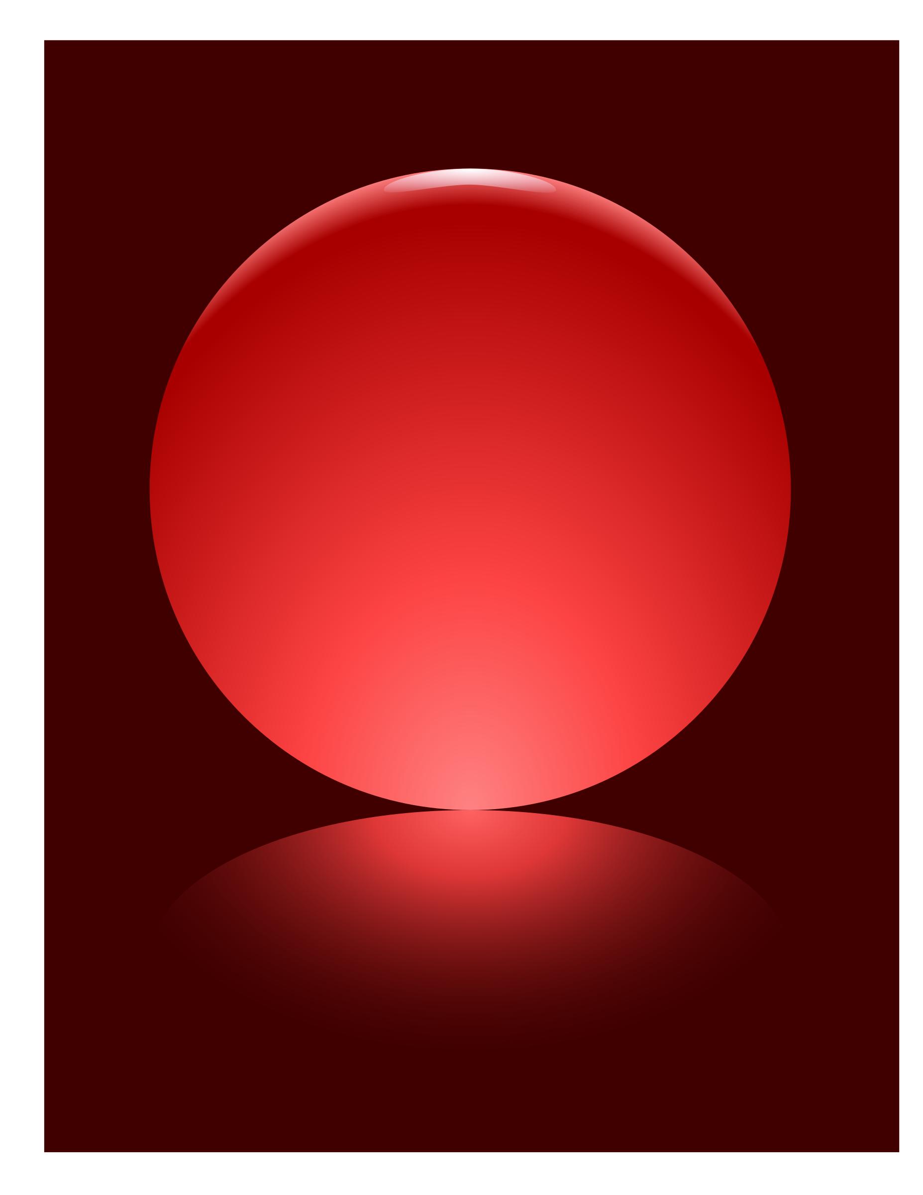 Red sphere png