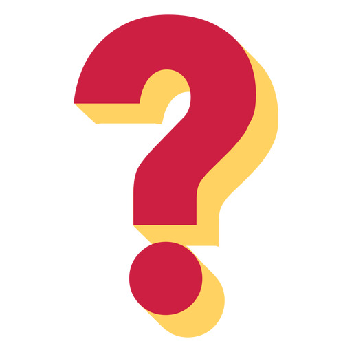 Red Yellow Question Mark png icons