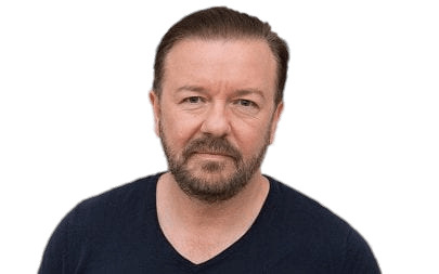 Ricky Gervais Portrait icons