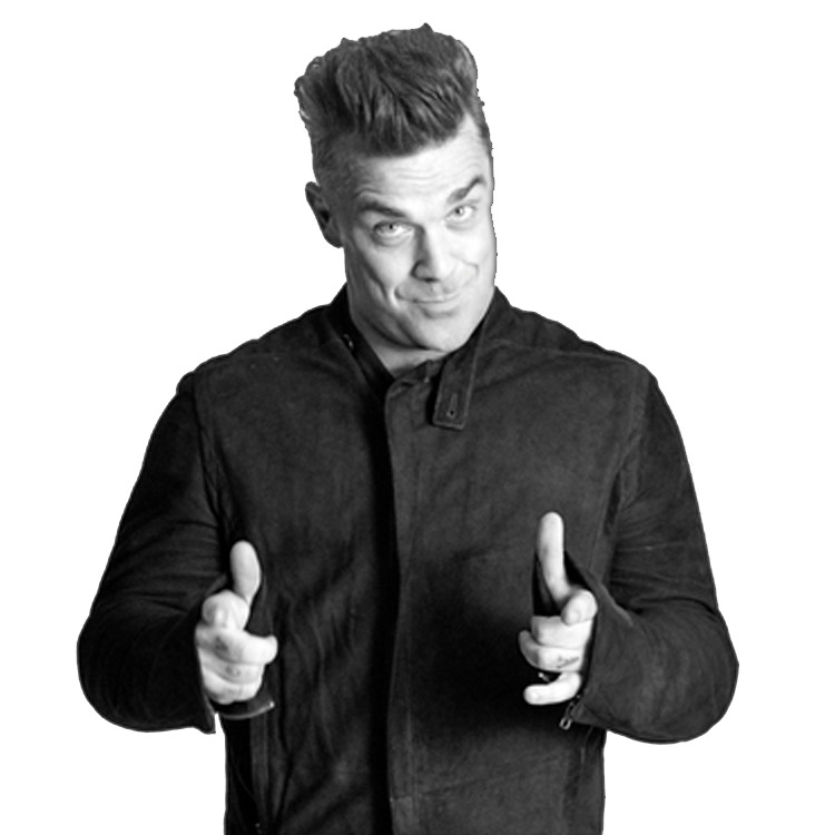 Robbie Williams Portrait icons