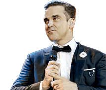 Robbie Williams Singing png