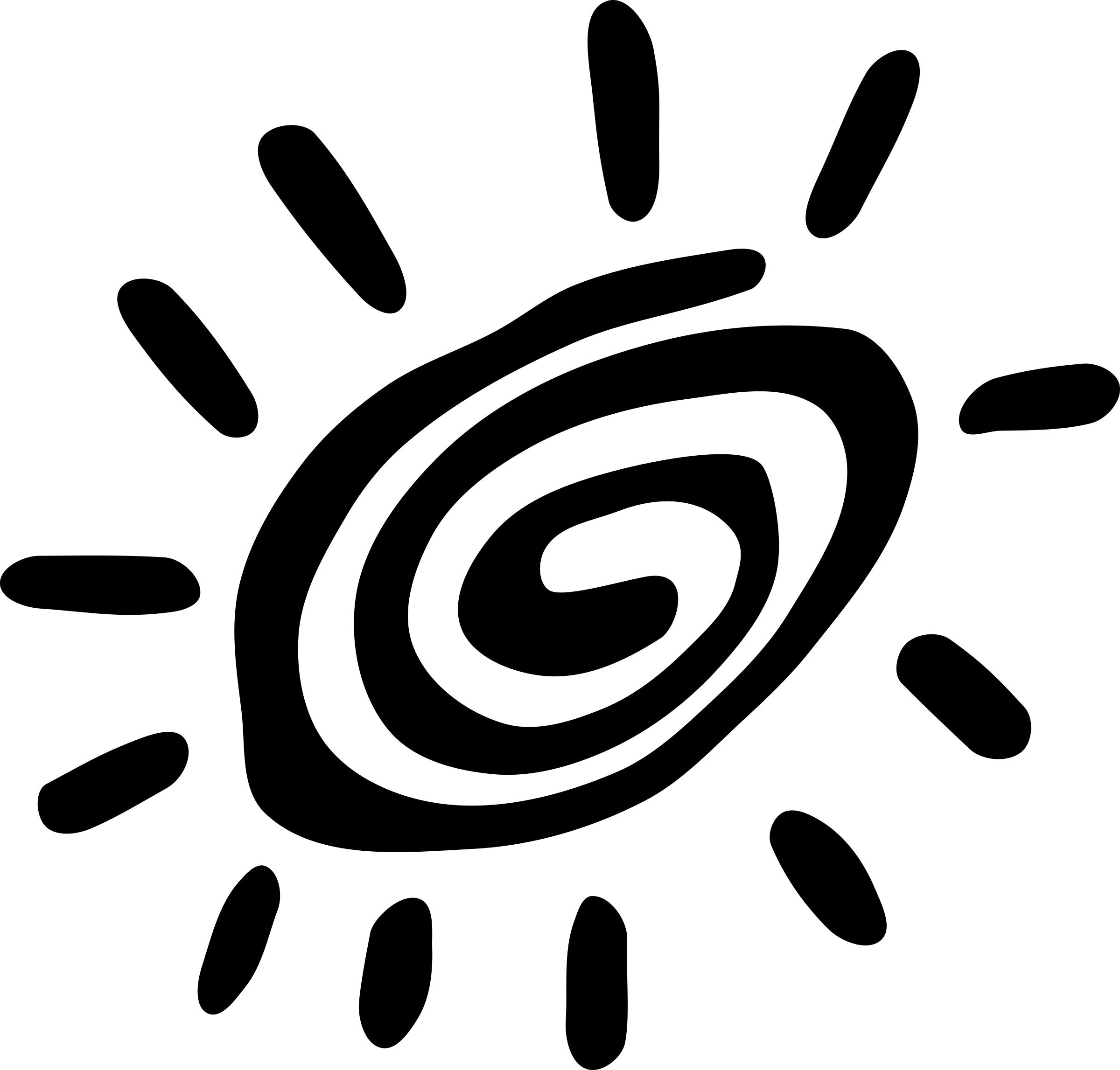 Rock Art Spiral Sun PNG icons