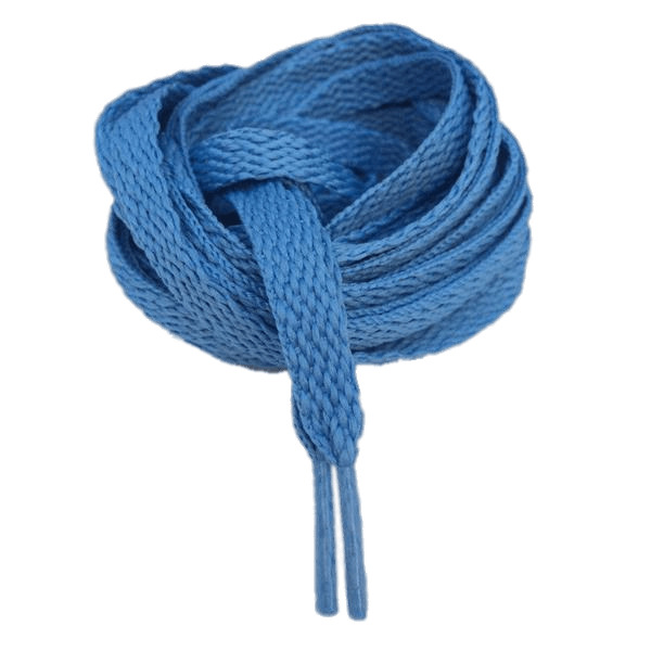 Rolled Up Blue Shoe Laces png
