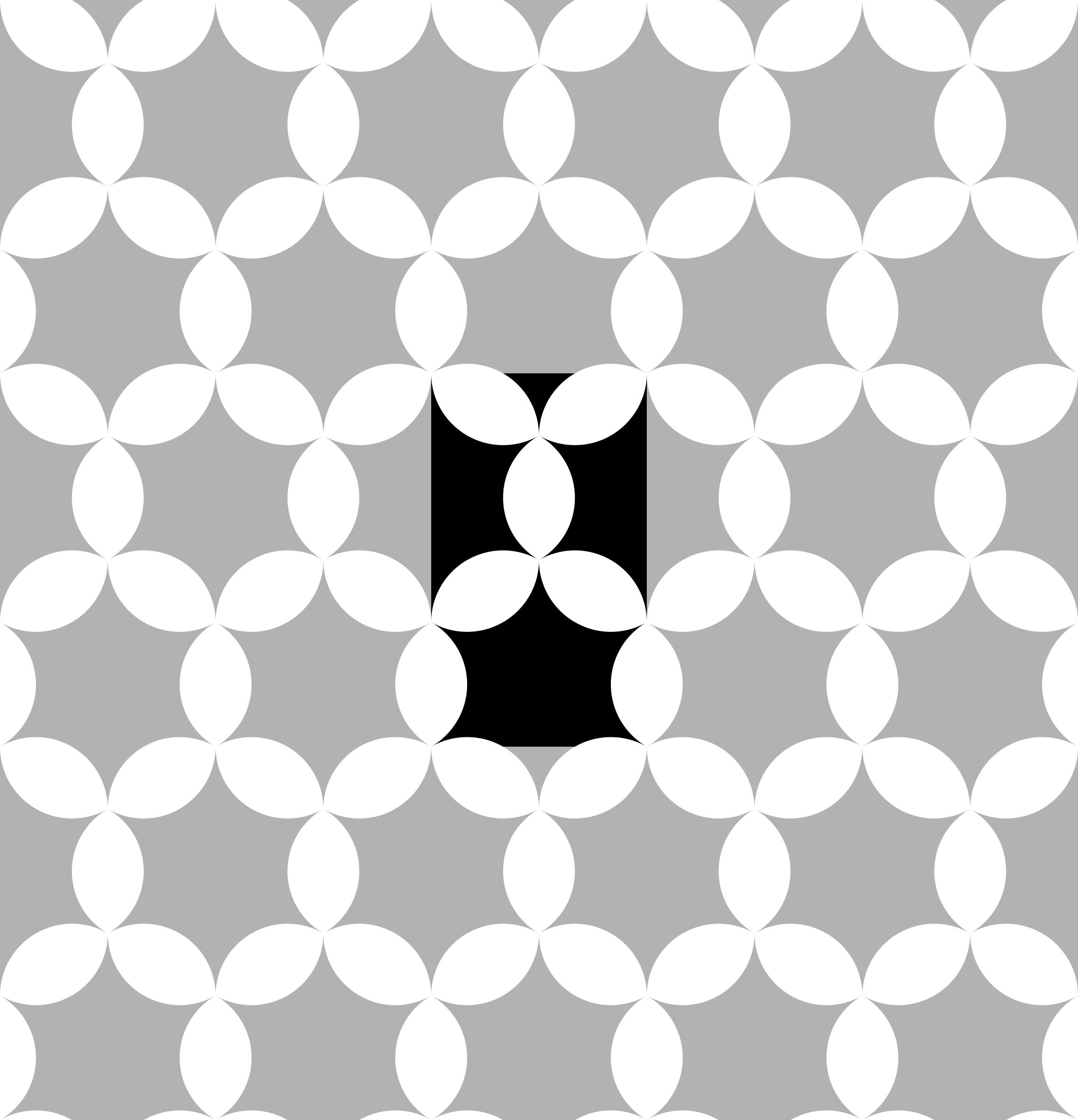 round hexagon clover (tiled) png