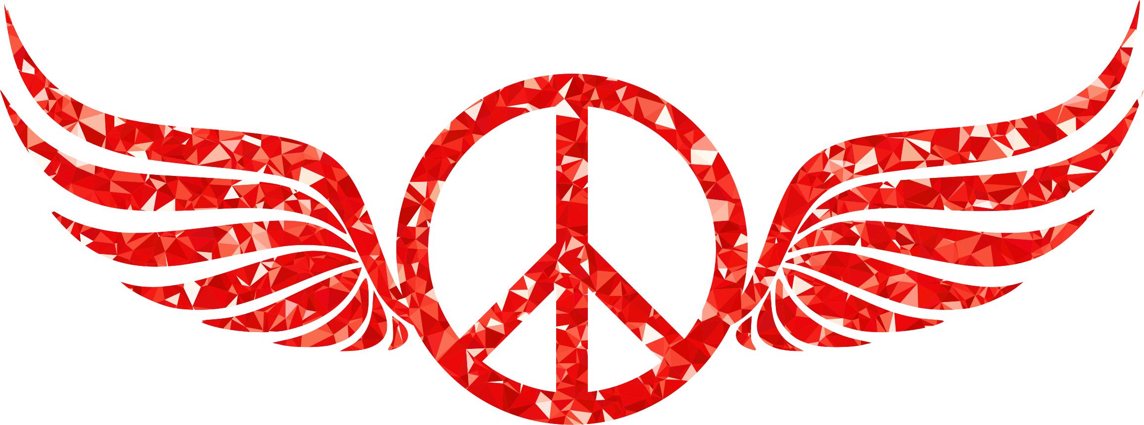 Ruby Peace Sign Wings png