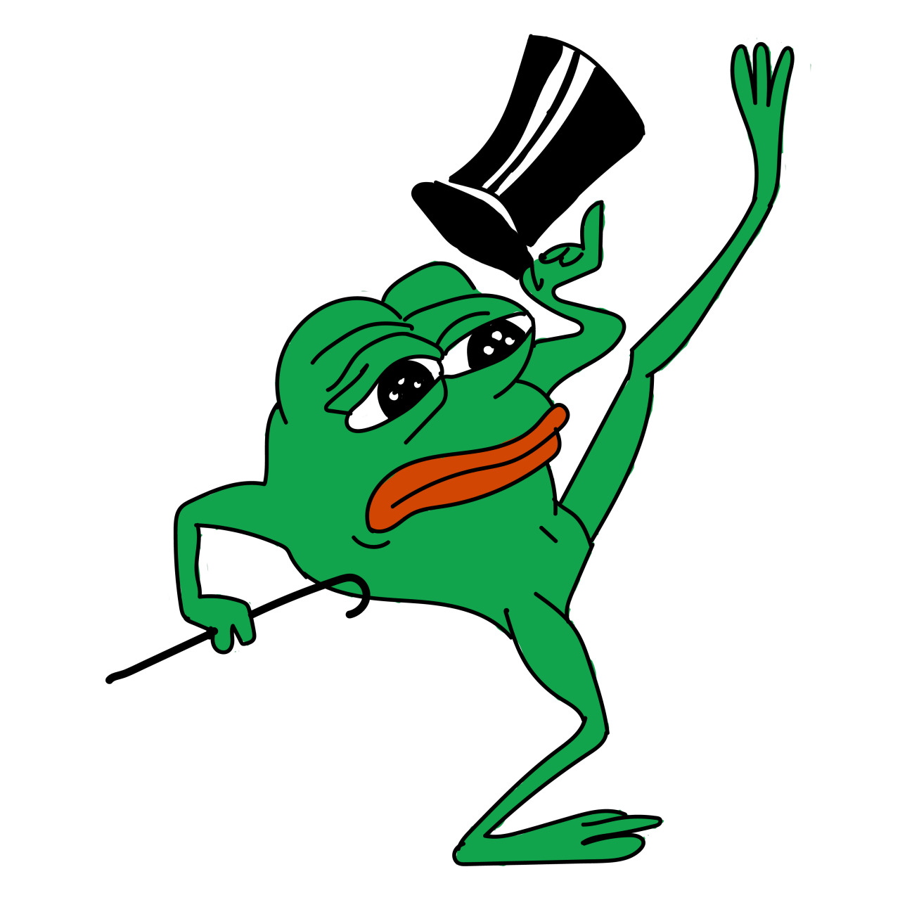 Sad Pepe Dancing png icons