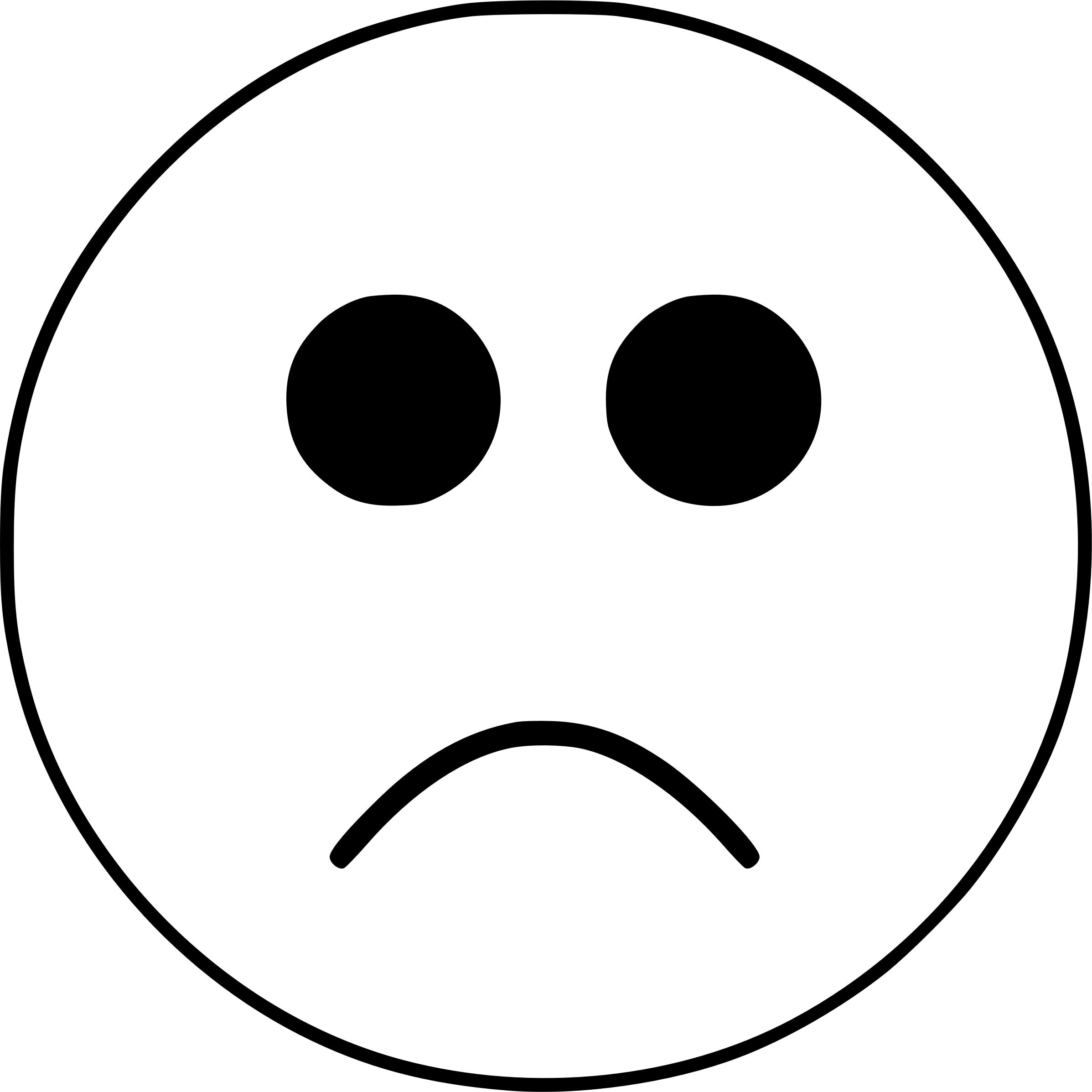 Sad smiley emoji face black and white png icons