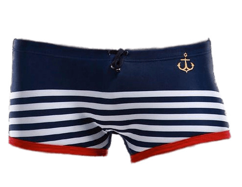 Sailor Style Swimming Trunks png icons