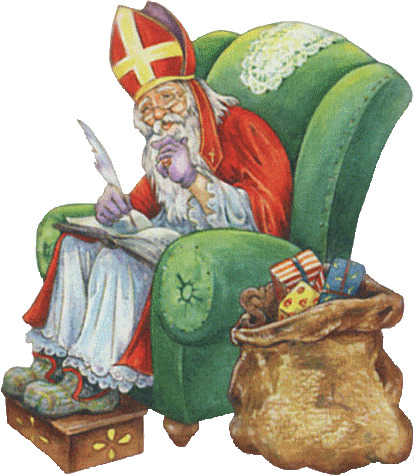 Saint Nicholas Writing icons
