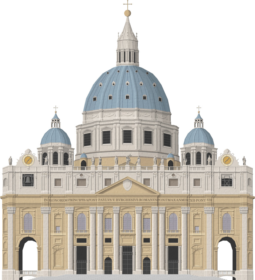 Saint Peter's Basilica icons