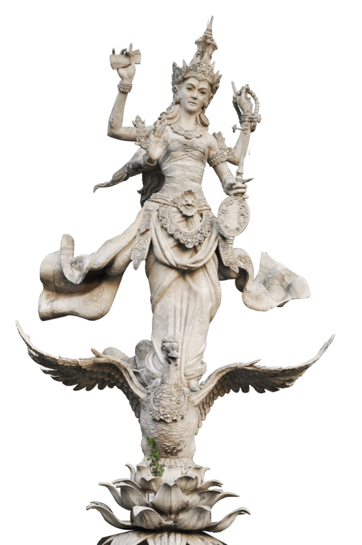 Saraswati Statue icons