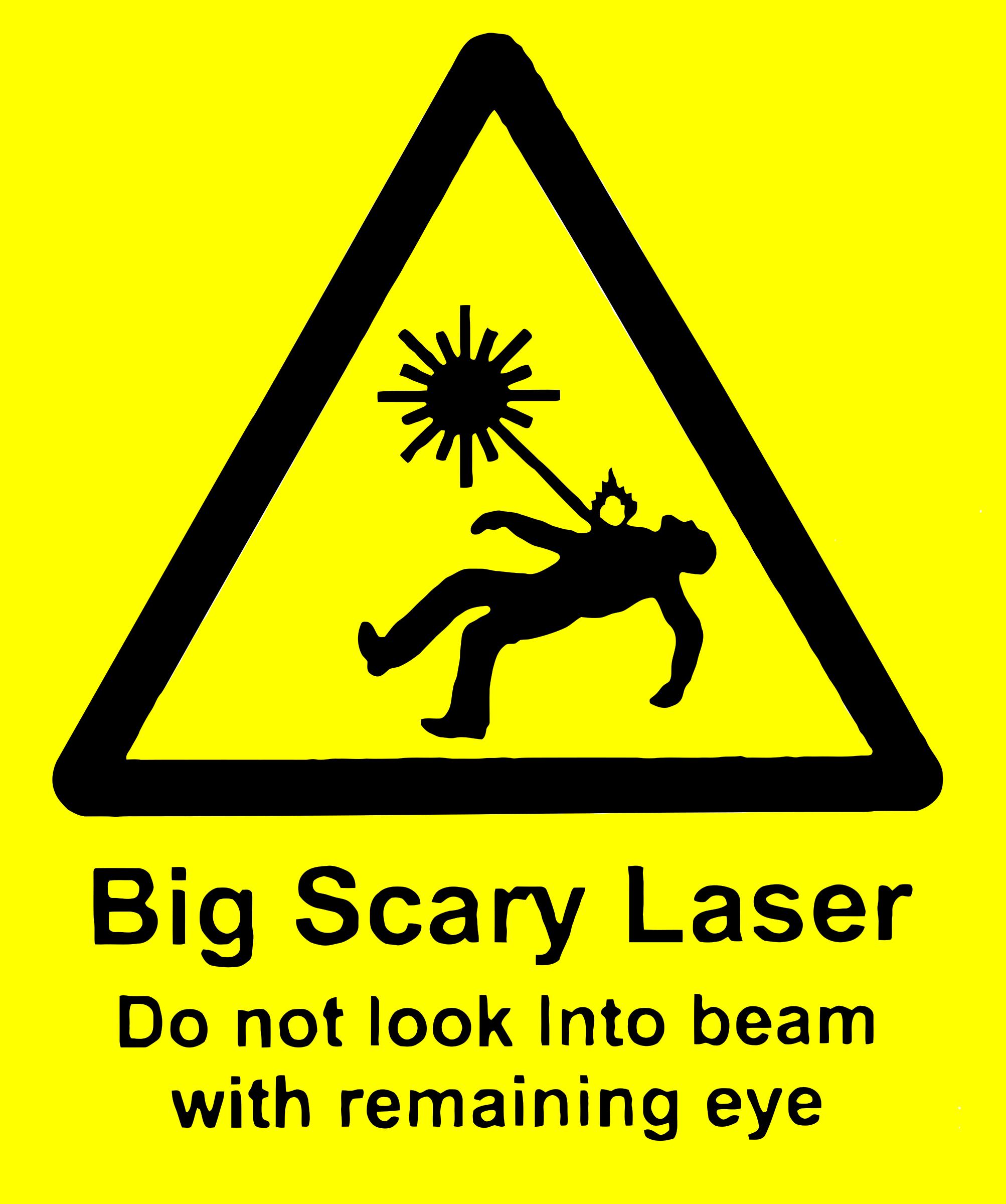 scary laser png