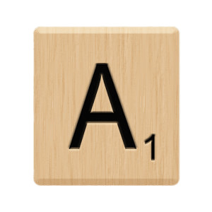 Scrabble Tile A icons