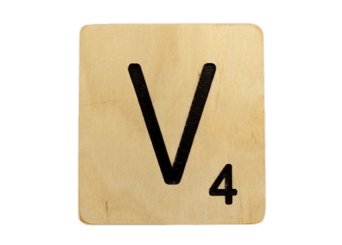 Scrabble Tile V icons