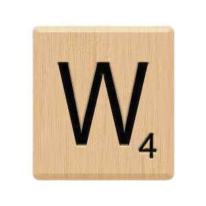 Scrabble Tile W icons