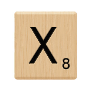 Scrabble Tile X icons