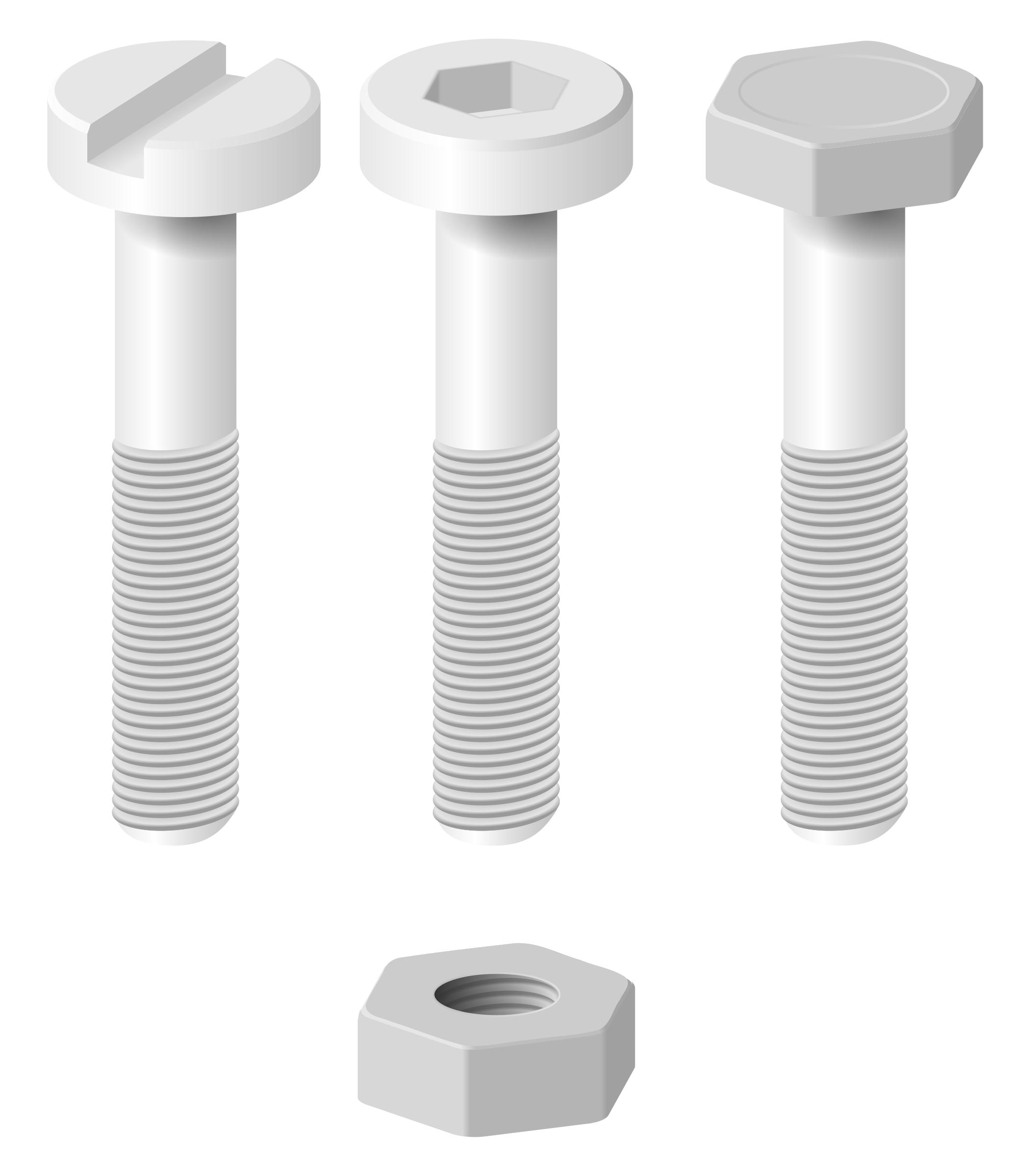 screws and nut png