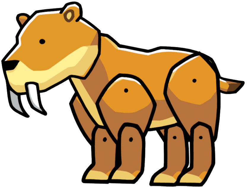 Scribblenauts Saber Toothed Tiger icons