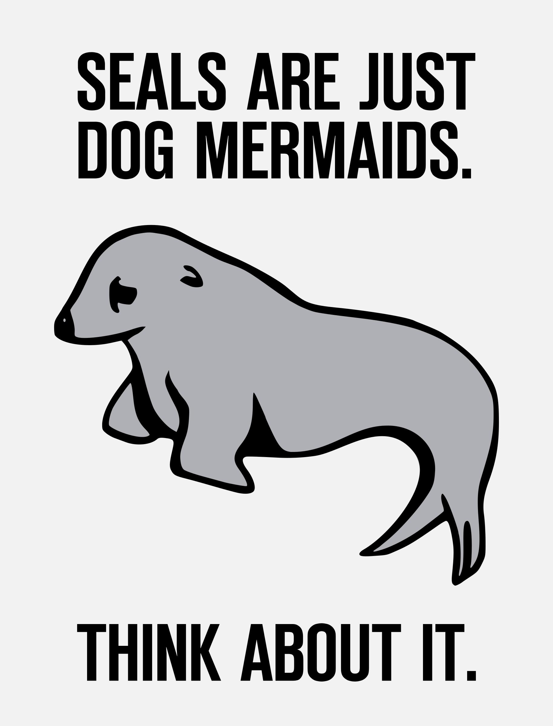 Seals are Dog Mermaids png