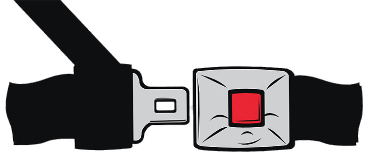 Seat Belt Illustration icons