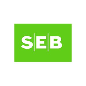 SEB Bank Green Square Logo png