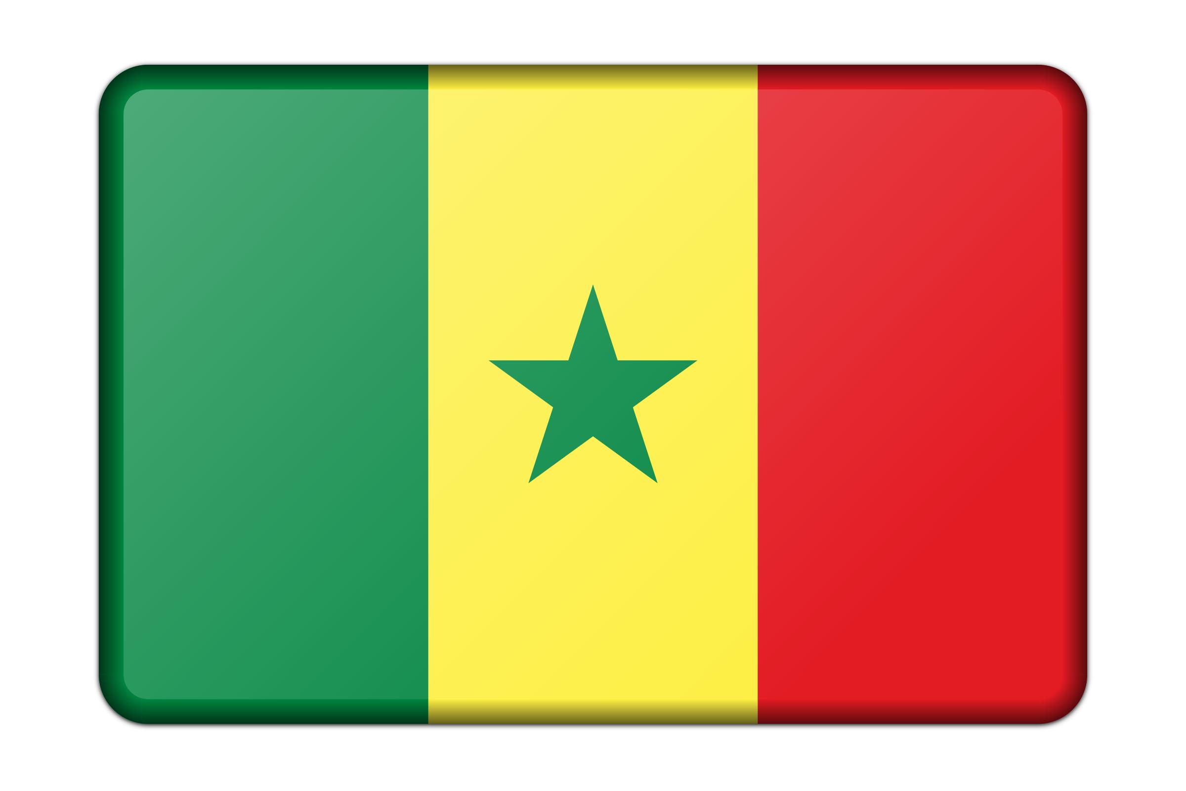 Senegal flag icons
