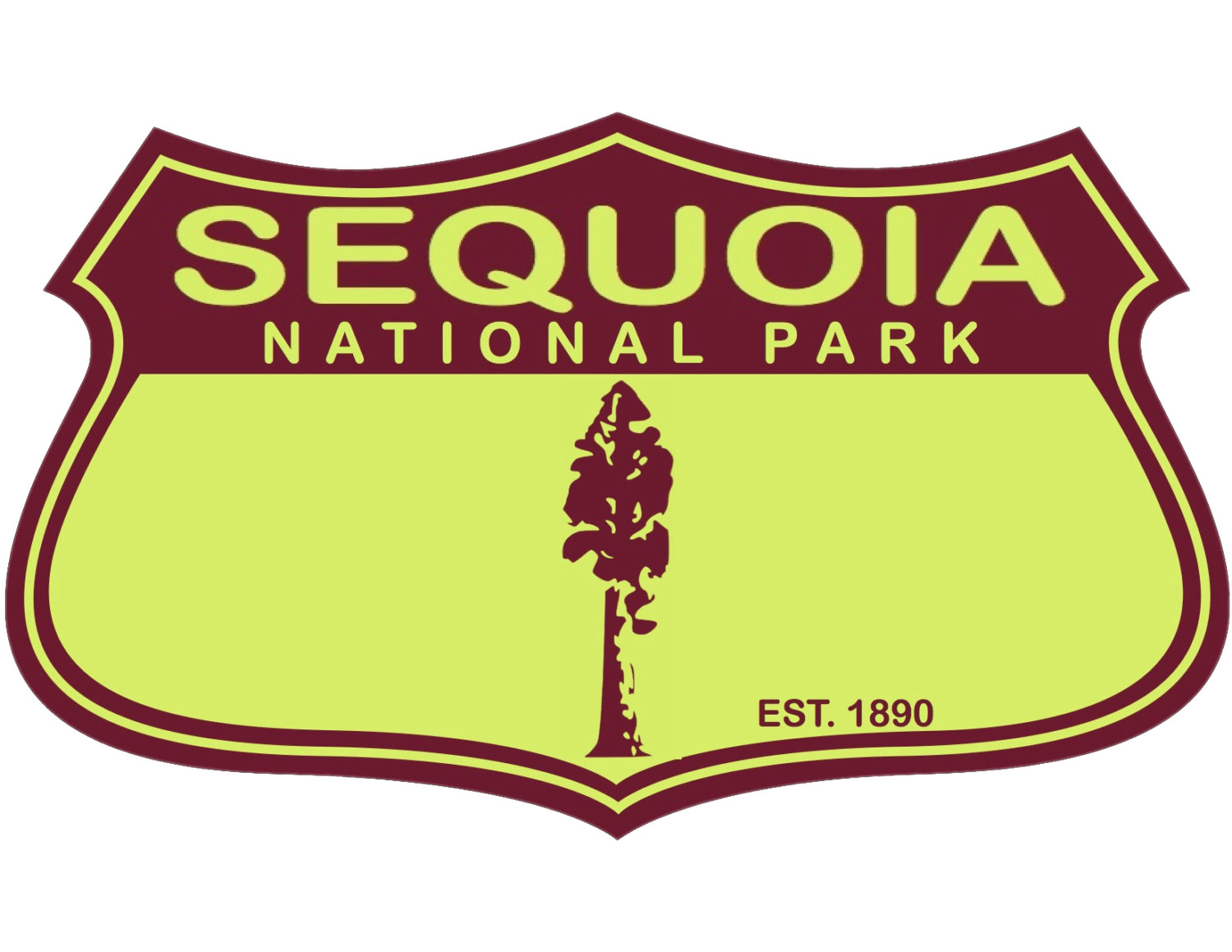 Sequoia National Park Logo icons