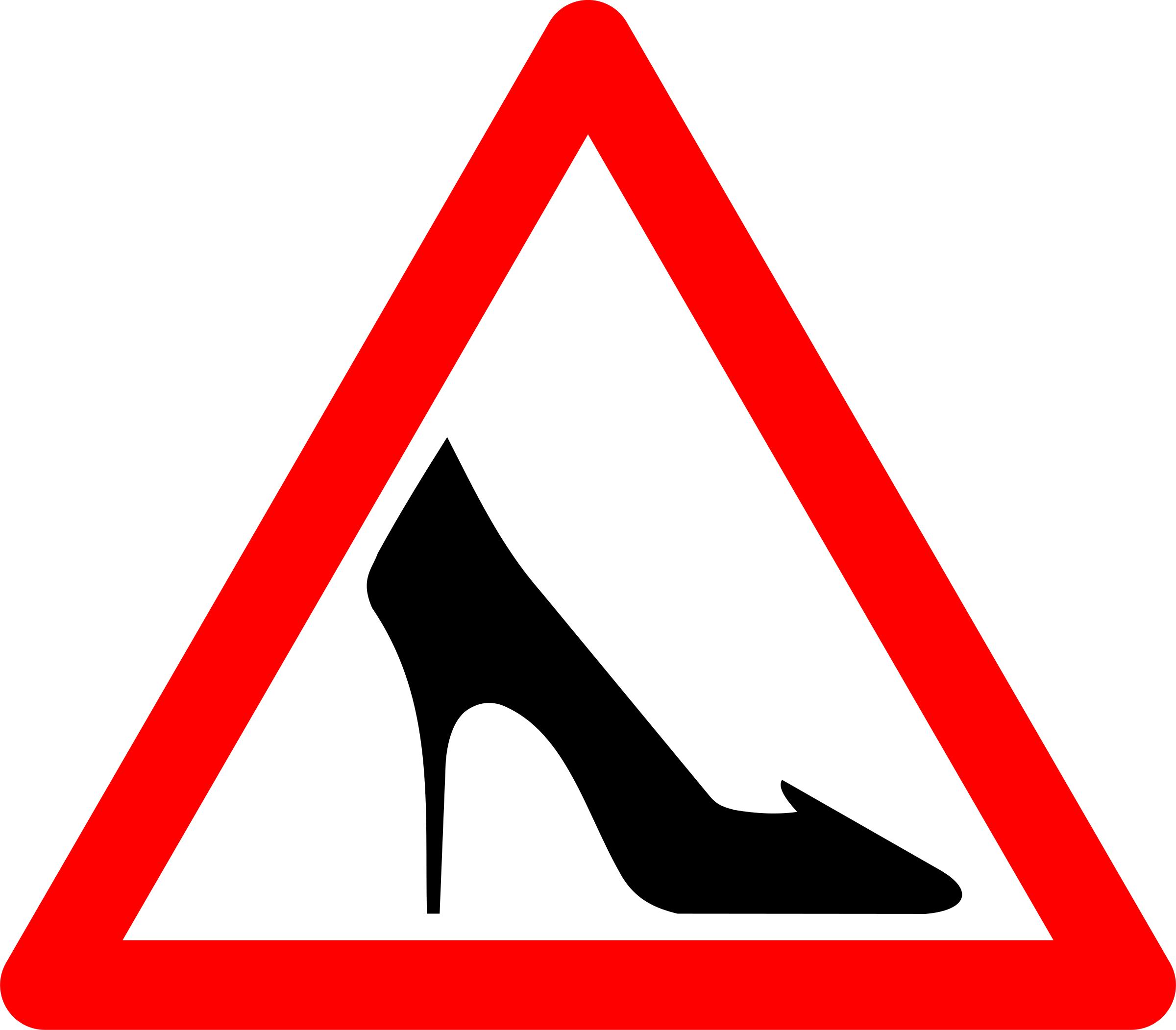 Shoe Traffic Sign png