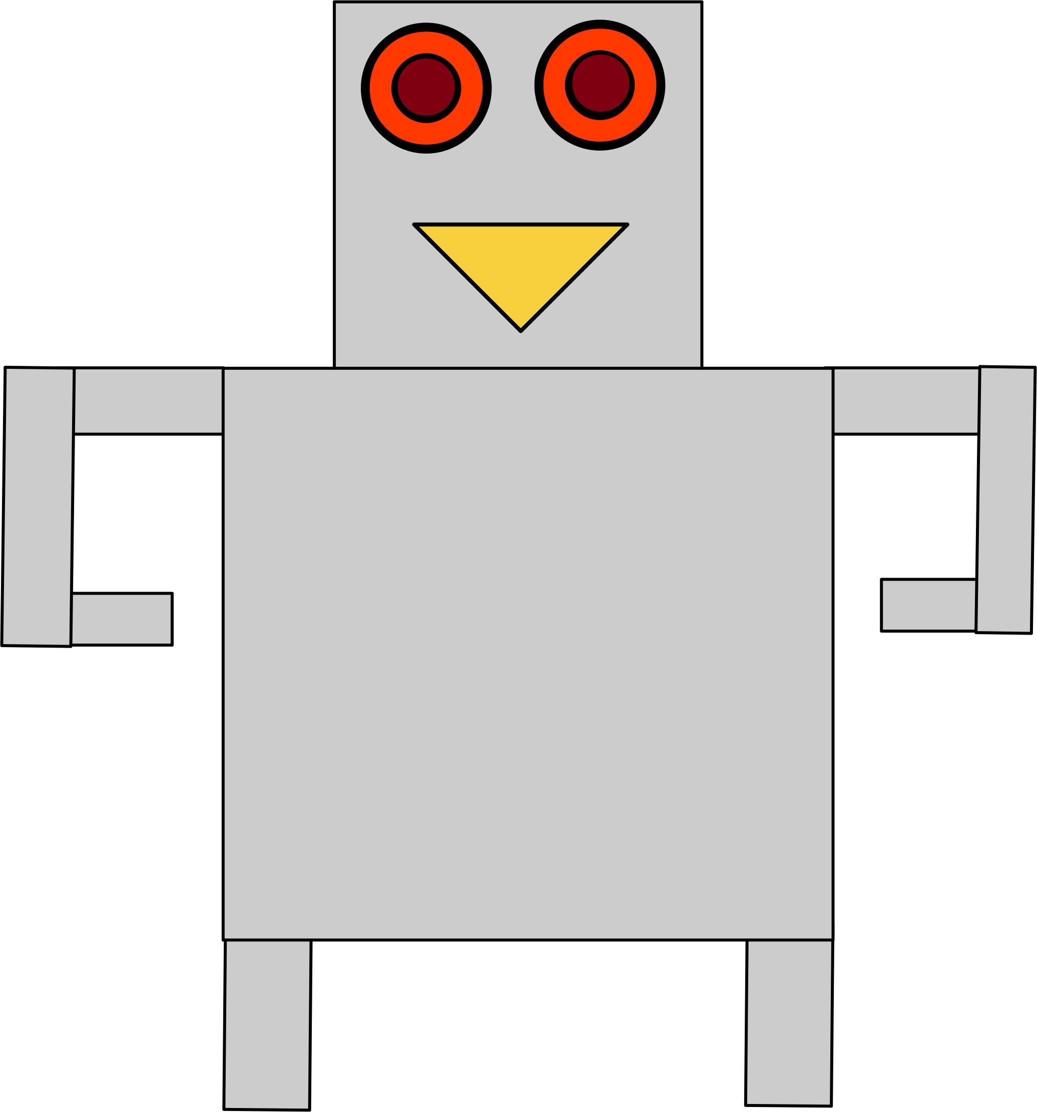 Silver robot png