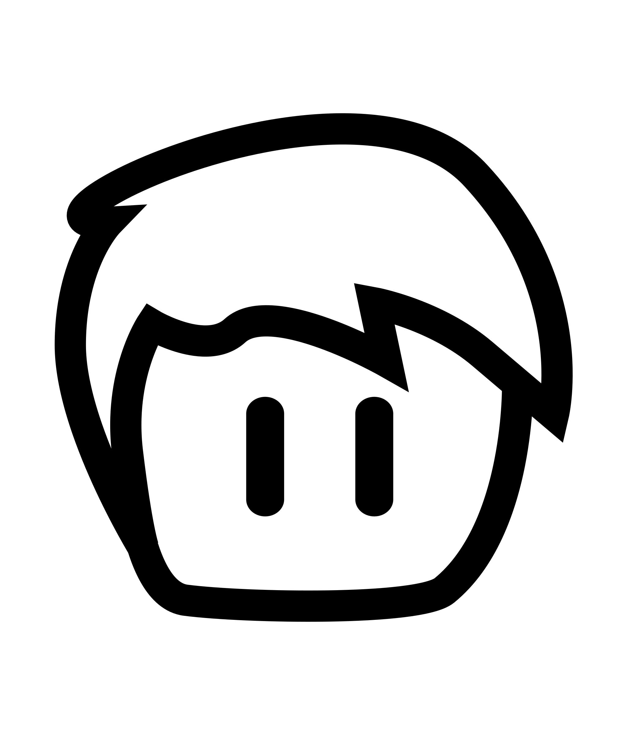 Simple Boy face png