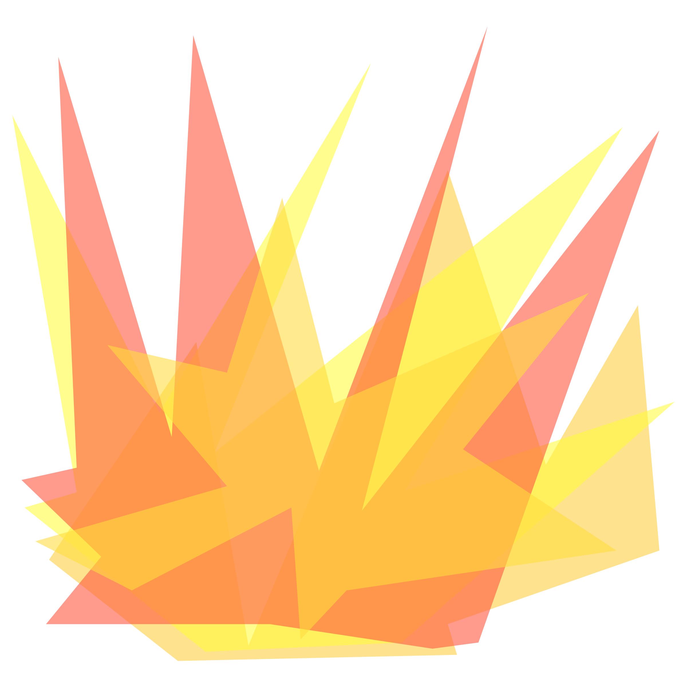 Simple Cartoon Explosion png