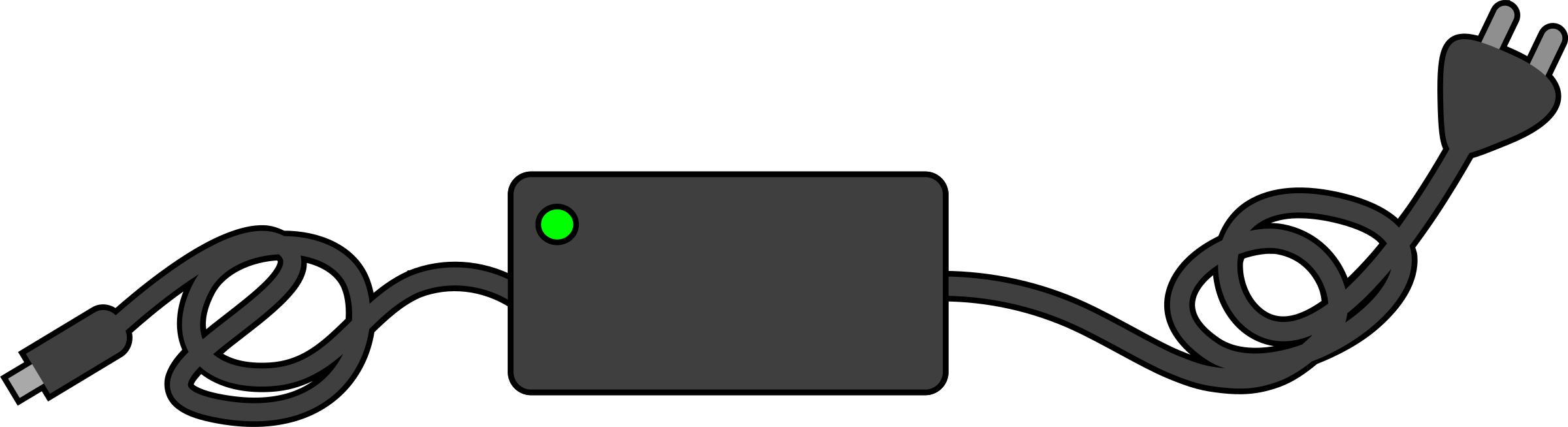Simple Cartoon Laptop Charger PNG icons