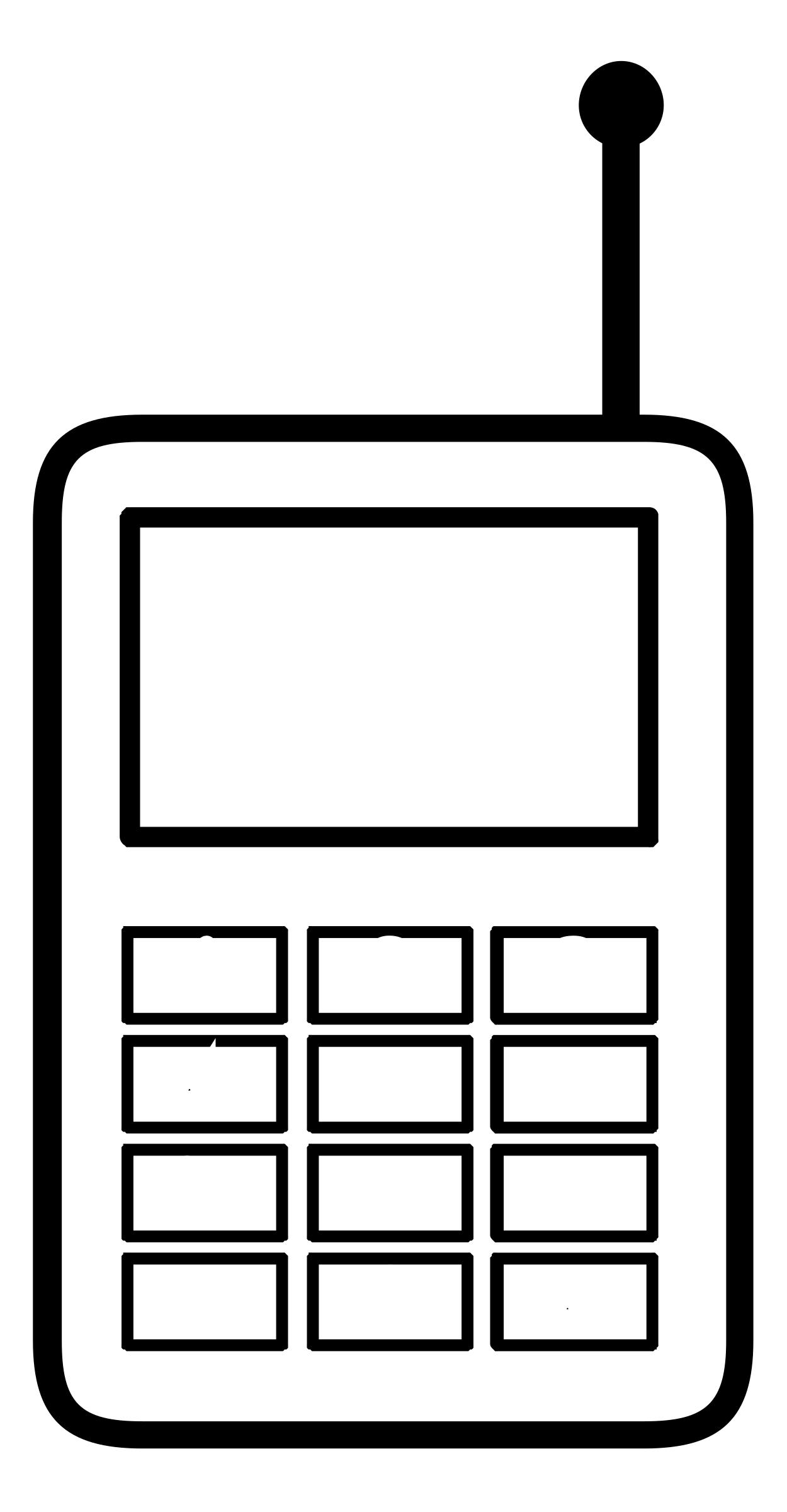 Simple cellphone png