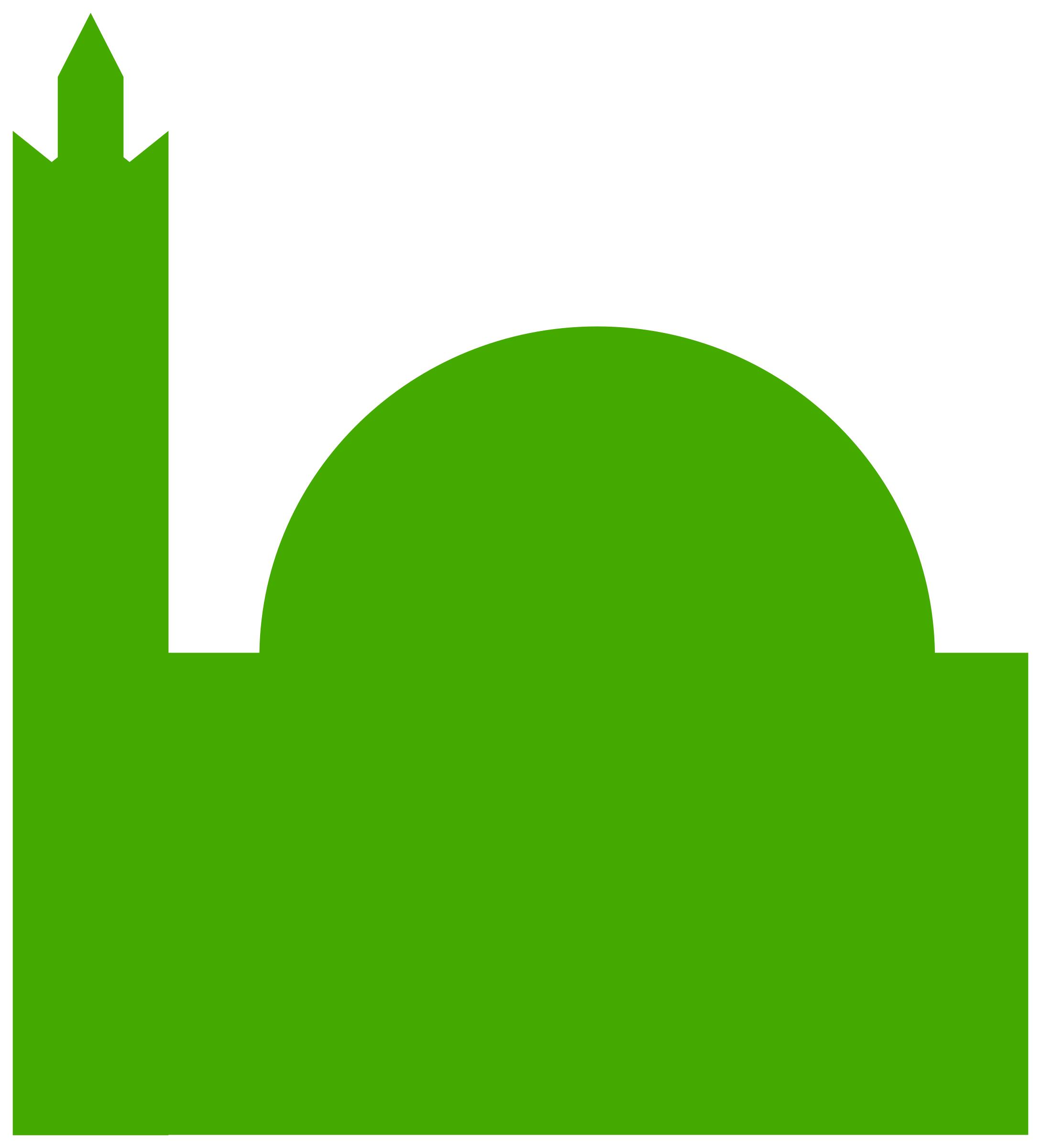 Simple picto mosque png