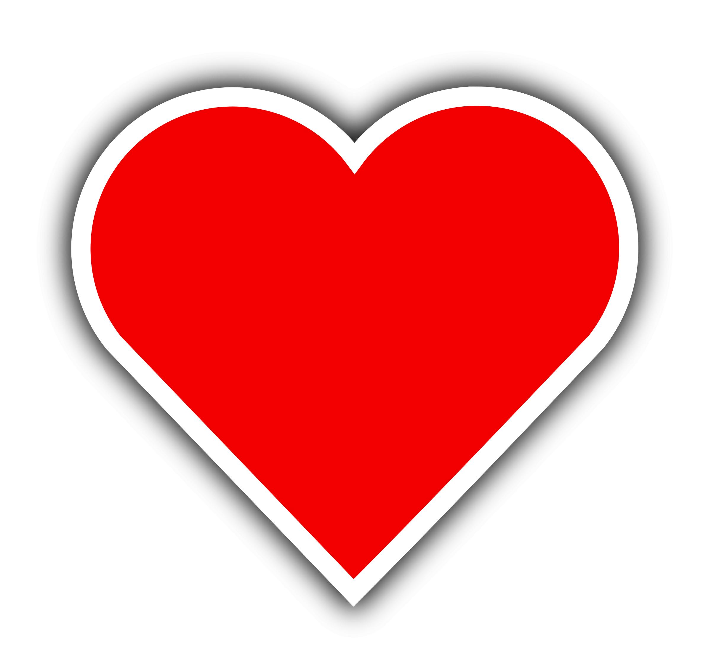 Simple Red Heart png