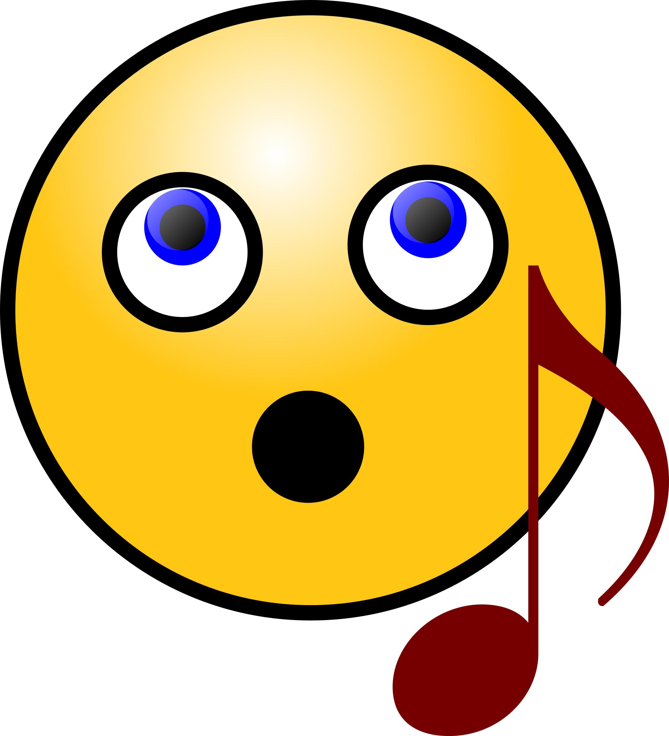 Singing Smiley Face png