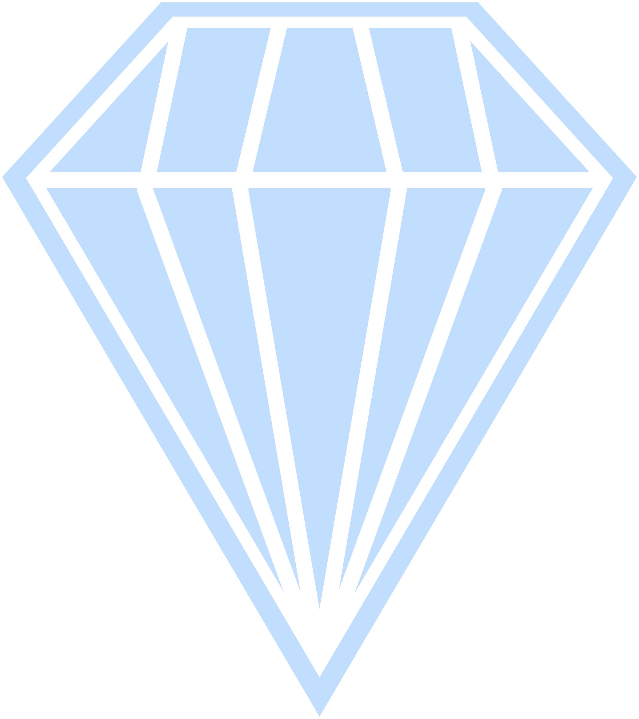 Single Blue Diamond png