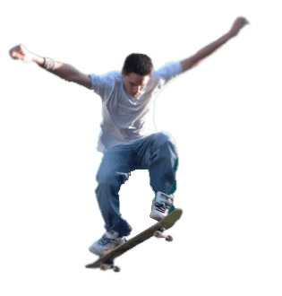 Skateboarder Jumping png icons