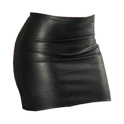 Skirt Leather Black icons