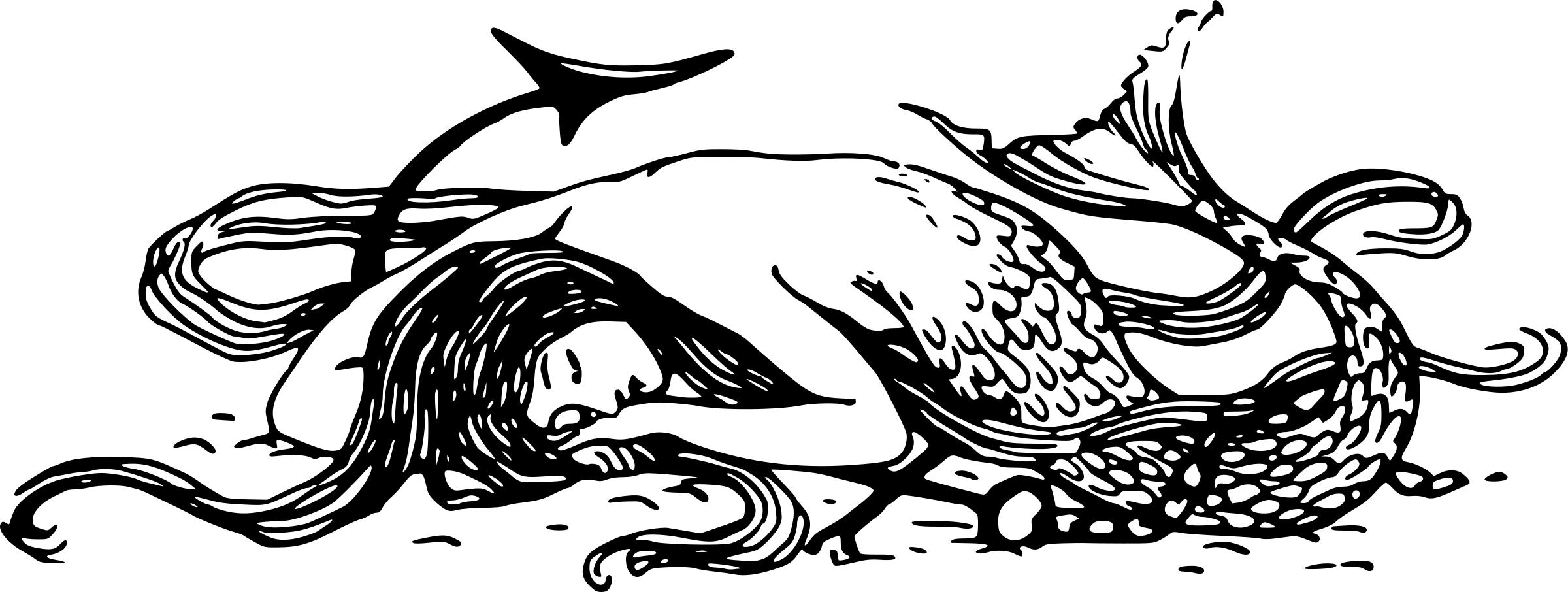 Sleeping mermaid PNG icons