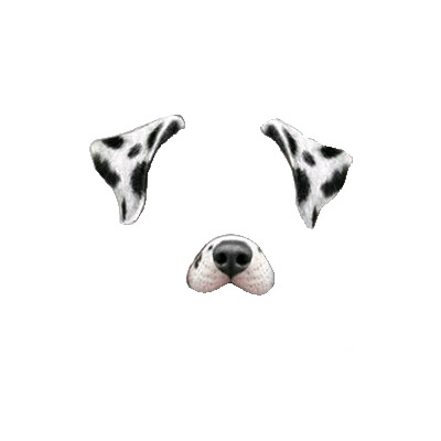 Snapchat Filter Dalmatian Dog icons