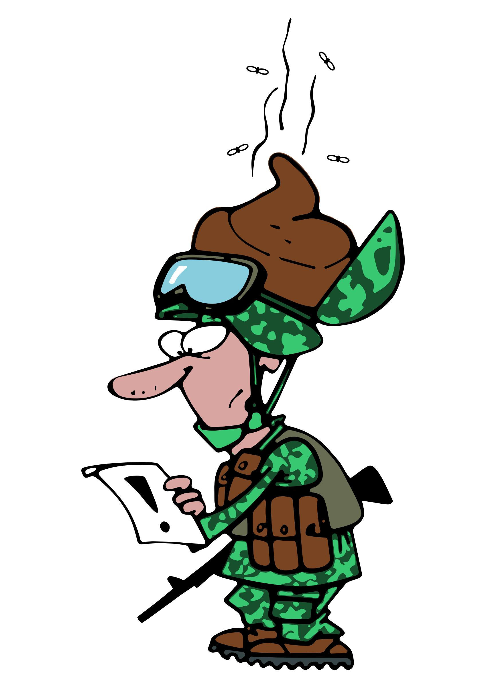 Soldier with orders png