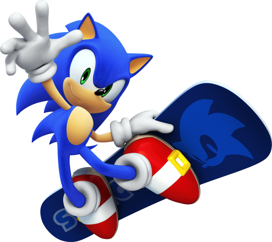 Sonic Hedgehog Surf png