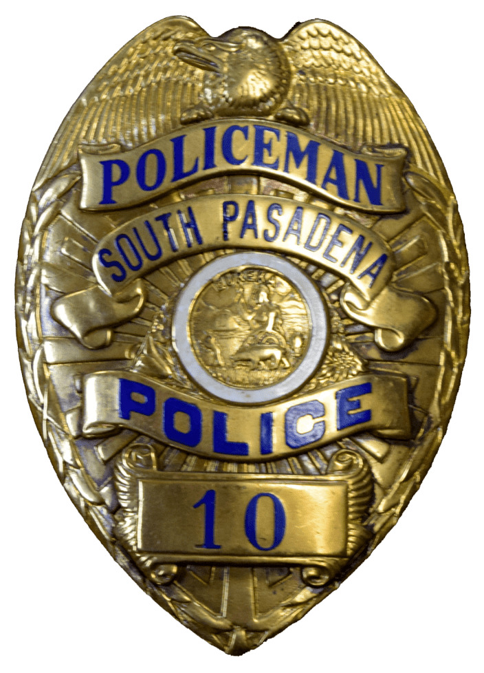 South Pasadena Police Badge icons