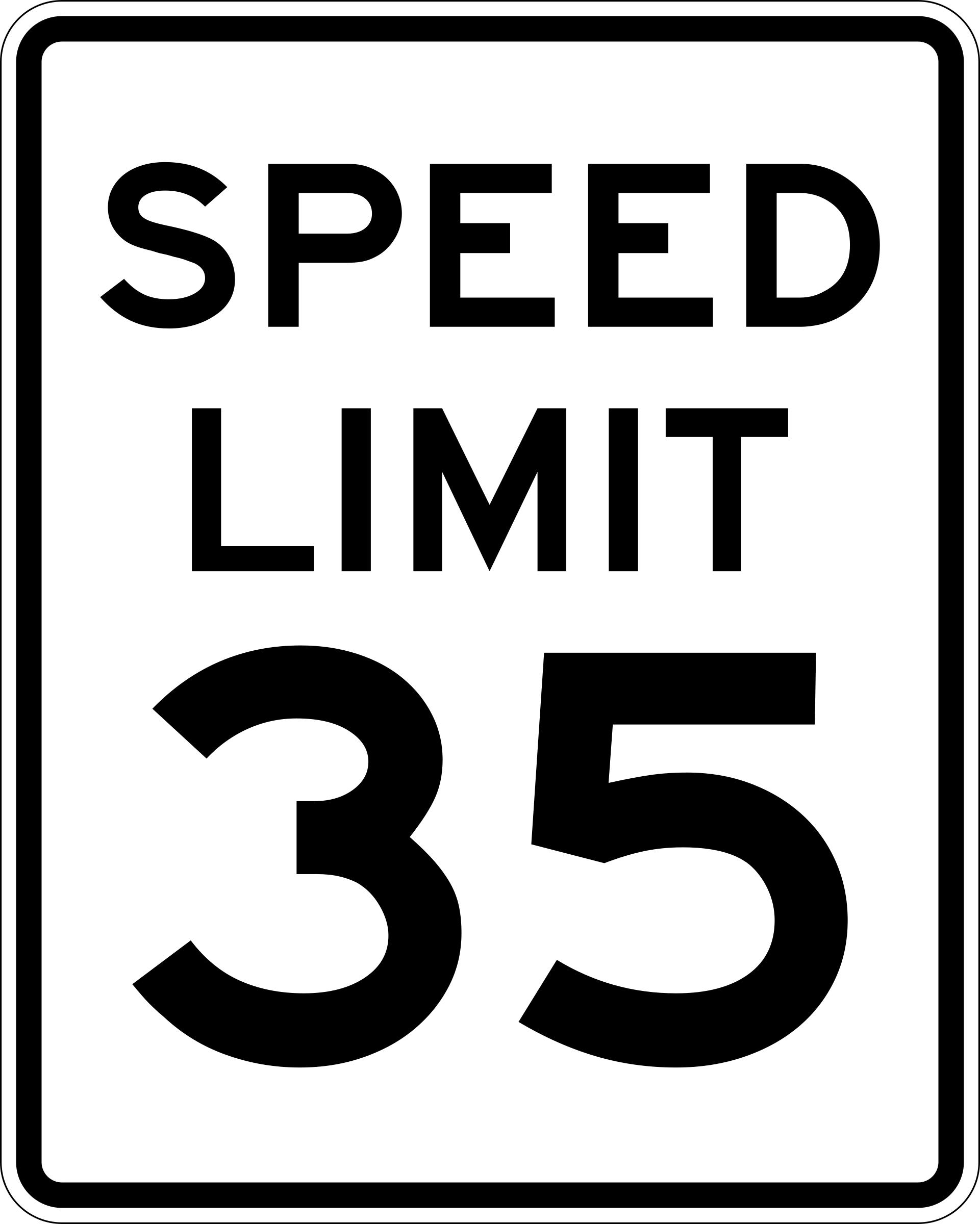 Speed Limit 35 png