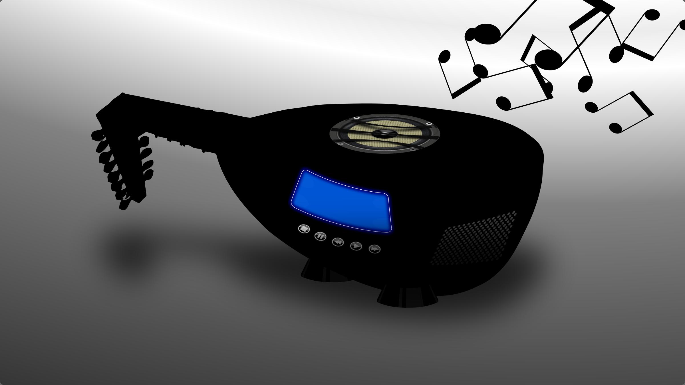 speed modelling challenge - boombox -  png