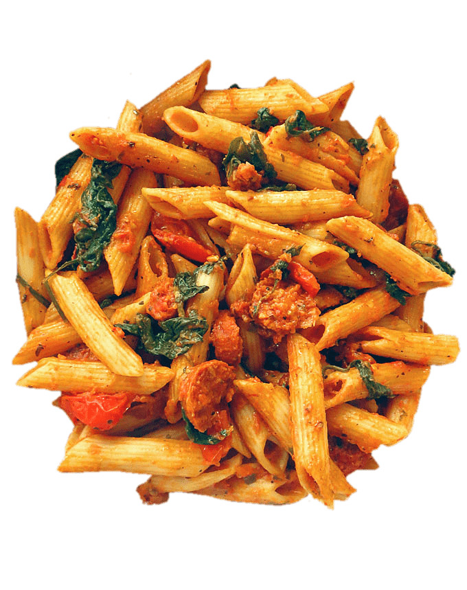 Spinach and Chorizo Red Pesto Penne png icons