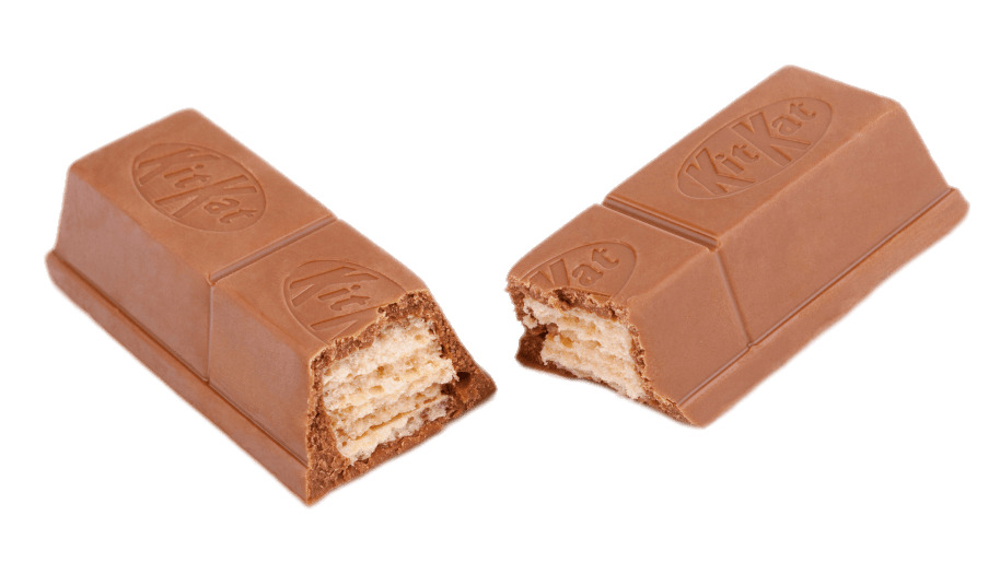 Split KitKat Bar png