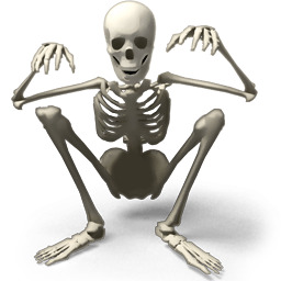 Spooky Skeleton icons